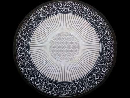 DabPadz  Flower of Life  Round Dab Mat Hot on Sale