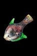 Swirled Fritted Fish Taster Chillum Pipe on Sale