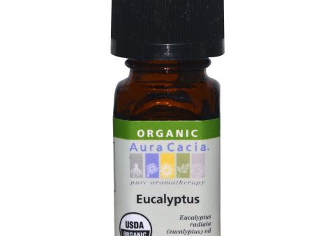 AURA CACIA - Organic Essential Oil Eucalyptus Radiata - 0.25 fl. oz. (7.4 ml) For Discount