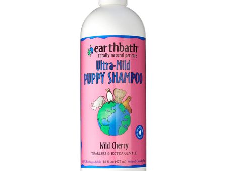 EARTHBATH - All Natural Puppy Shampoo, Wild Cherry - 16 fl. oz. (472 ml) Sale