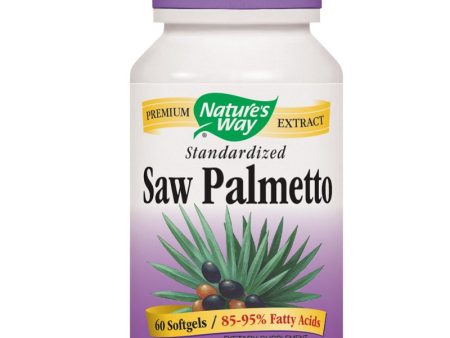 NATURES WAY - Saw Palmetto Standardized - 60 Softgels Online Sale