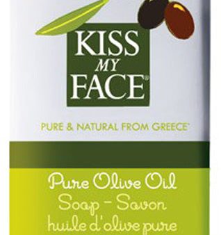 KISS MY FACE - Pure Olive Oil Bar Soap - 4 oz. (115 g) Supply