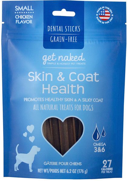 N-BONE - Get Naked Skin & Coat Health Dental Chew Sticks Small - 6.2 oz. (176 g) Online now