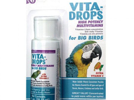 KORDON - Oasis Vita-Drops Multi-Vitamins for Big Birds - 2 fl. oz. (59.15 ml) For Sale