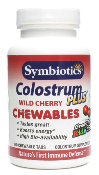 SYMBIOTICS - Colostrum Chewables - Wild Cherry - 120 Tablets Online