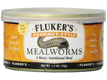 FLUKER S - Gourmet Canned Food Mealworms - 1.2 oz. (35 g) For Sale