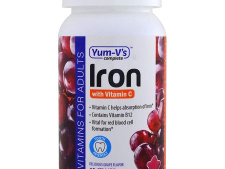 YUM V S - Iron with Vitamin C Jellies, Grape - 60 Jellies Online now