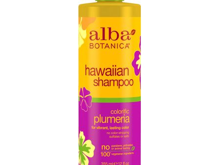 ALBA BOTANICA - Hawaiian Shampoo Colorific Plumeria - 12 fl. oz. (350 ml) For Cheap