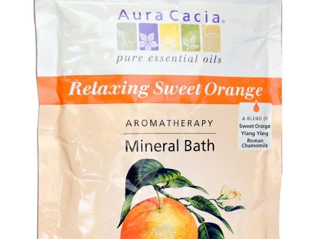 AURA CACIA - Relaxing Sweet Orange Mineral Bath - 2.5 oz. (70.9 g) For Sale