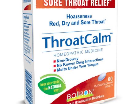 BOIRON - ThroatCalm - 60 Quick-Dissolving Tablets Online Hot Sale