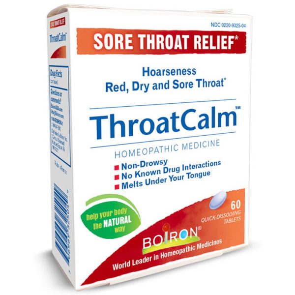 BOIRON - ThroatCalm - 60 Quick-Dissolving Tablets Online Hot Sale