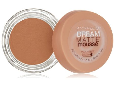 MAYBELLINE - Dream Matte Mousse Foundation 080 Medium Beige - 0.64 oz. (18 g) Supply