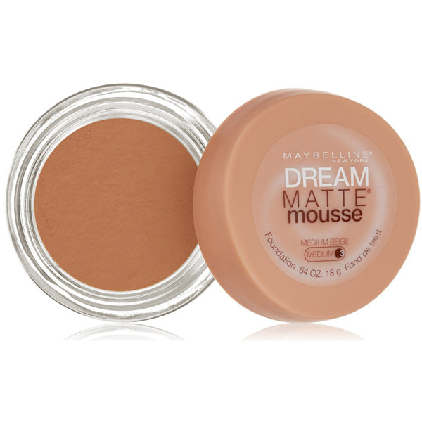 MAYBELLINE - Dream Matte Mousse Foundation 080 Medium Beige - 0.64 oz. (18 g) Supply