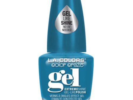 L.A. COLORS - Color Craze Extreme Shine Gel Nail Polish Zing - 0.44 fl. oz. (13 ml) Supply