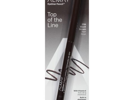 ALMAY - Eyeliner Pencil Black Brown 206 - 0.01 oz. (0.28 g) For Discount